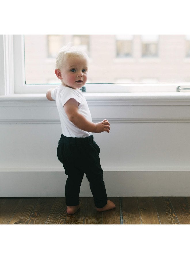 Parade Organic Harem Pants - Essentials Black 12-18 Months - Image 2