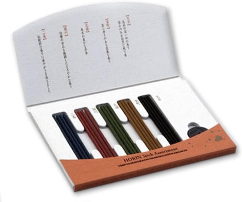 Shoyeido Horin Incense Assortment - 20 Sticks with Biodegradable Holder