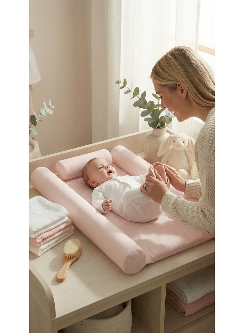 Mamas One Round Changing Mat - Pink Balloon - Image 2