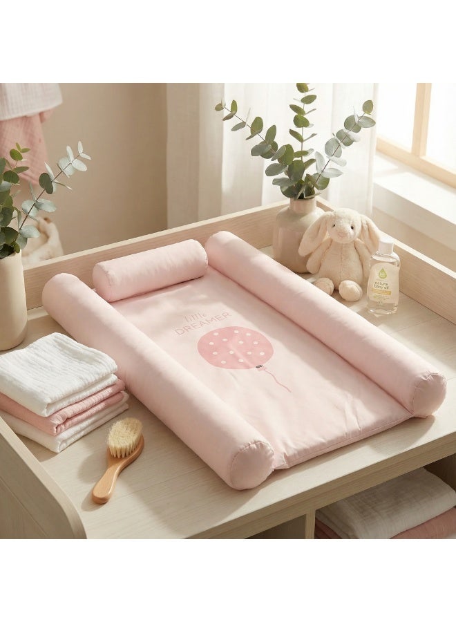 Mamas One Round Changing Mat - Pink Balloon - Image 3
