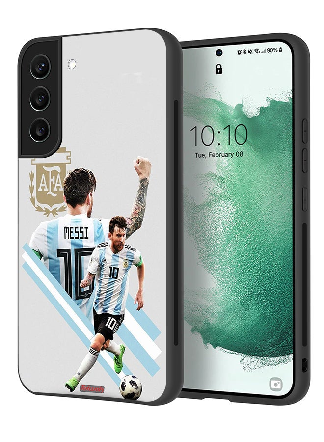 Tolwak Samsung Galaxy S22 Plus 5G Protective Case Cover Leo Messi Art - Image 1