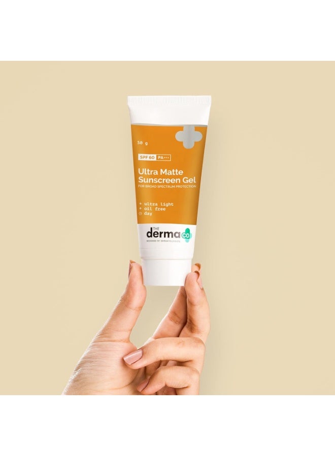 The Derma Co. Ultra Matte Sunscreen Gel With SPF 60 PA+++ 50g - Image 2