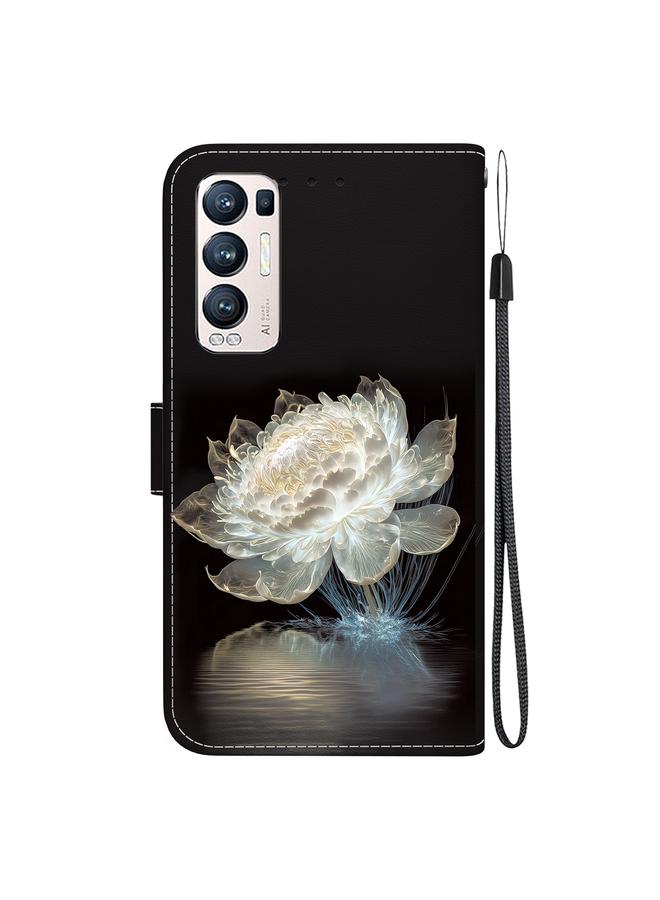 S-TOP Case For OPPO Find X3 Neo / Reno5 Pro+ 5G Crystal Texture Colored Drawing Leather Phone Case - Image 3