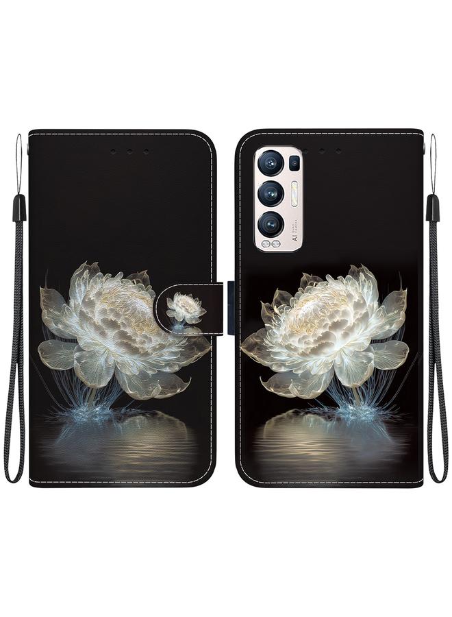 S-TOP Case For OPPO Find X3 Neo / Reno5 Pro+ 5G Crystal Texture Colored Drawing Leather Phone Case - Image 1