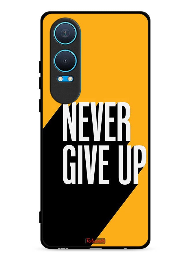Tolwak OnePlus Nord CE4 Lite 5G Protective Case Cover Never Give Up - Image 1