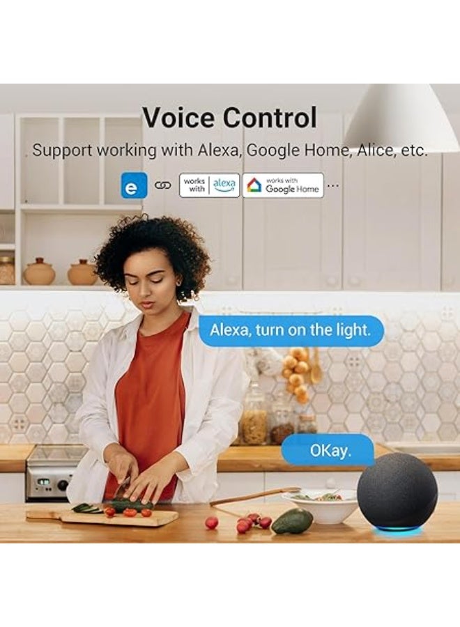 سونوف سويتش حائط ذكي SONOFF SwitchMan Zigbee ثلاثي المفاتيح (3 Gang) بخيار الحيادي أو بدون حيادي – تحكم ثنائي الاتجاه – أتمتة المنزل الذكي – متوافق مع Home Assistant – MQTT – ZHA – Z2M – ZBM5-3C-86W – أبيض - Image 5