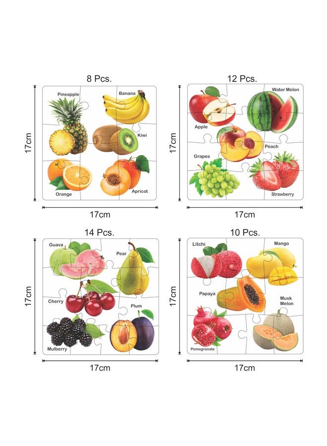 Ratna's Educational Fruit Jigsaw Puzzle for Kids to Enhance Their Knowledge About Fruit and Teach Your Kids About Fruits - Image 3