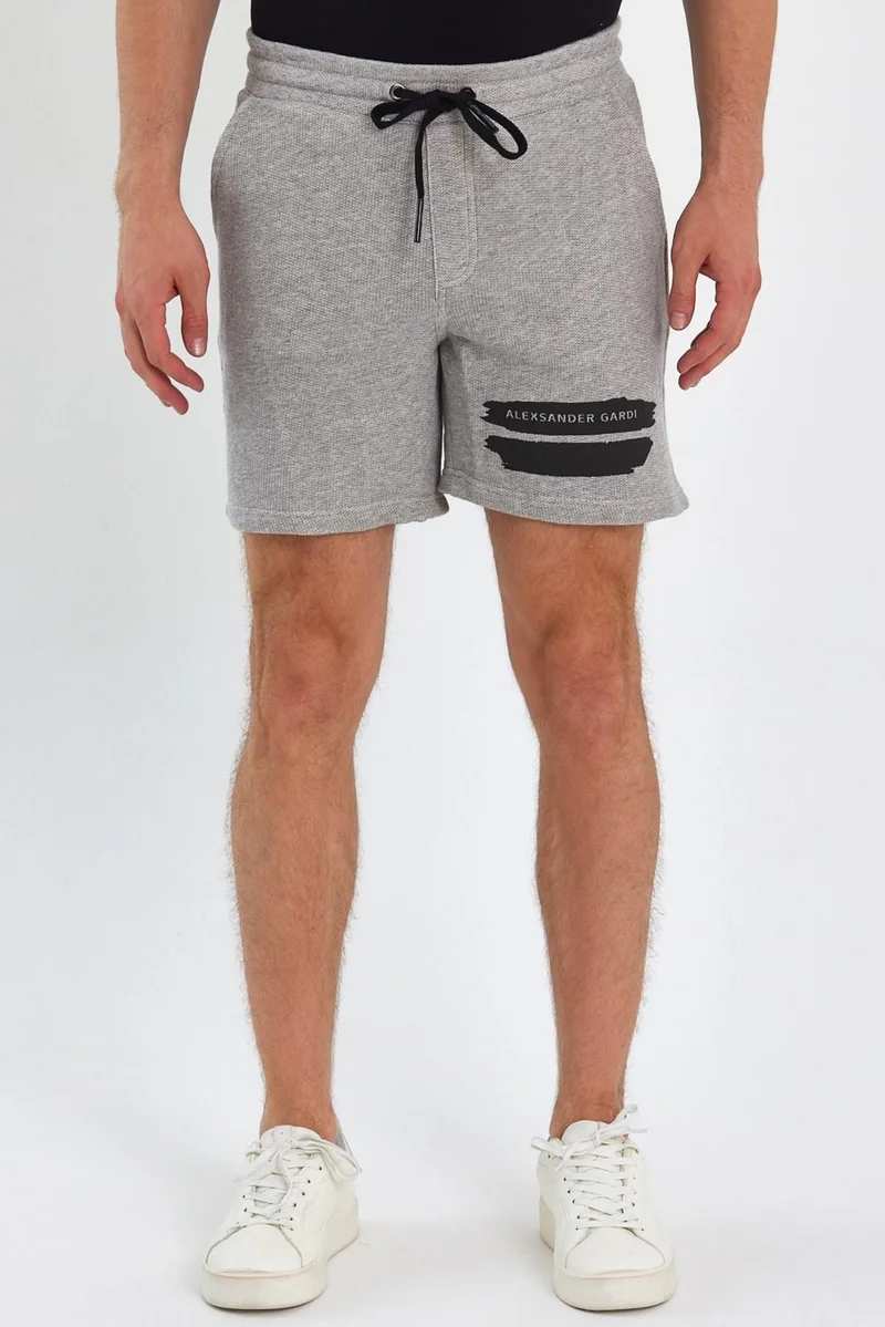 الكسندرجاردي Alexander Gardi Printed Shorts with Tie Waist (E23-0018)