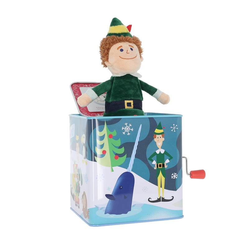 Kids Preferred Warner Brothers Elf JackinTheBox Buddy The Elf Musical Toy for Kids Toddlers - Image 2