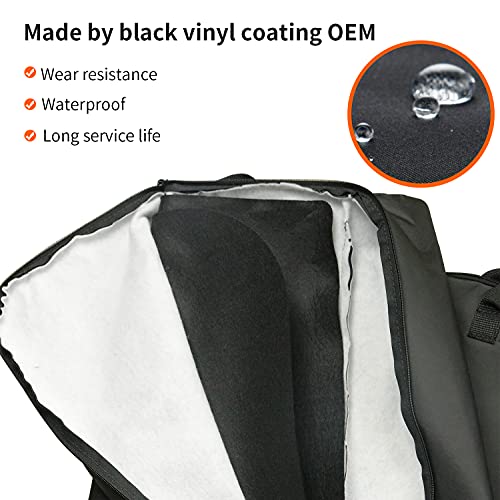 Kujunpao Soft Top Window Storage Bag Fit for Jeep Wrangler Accessories JL JLU JK JKU Sports Sahara Freedom Rubicon 2/4 Door - Image 5