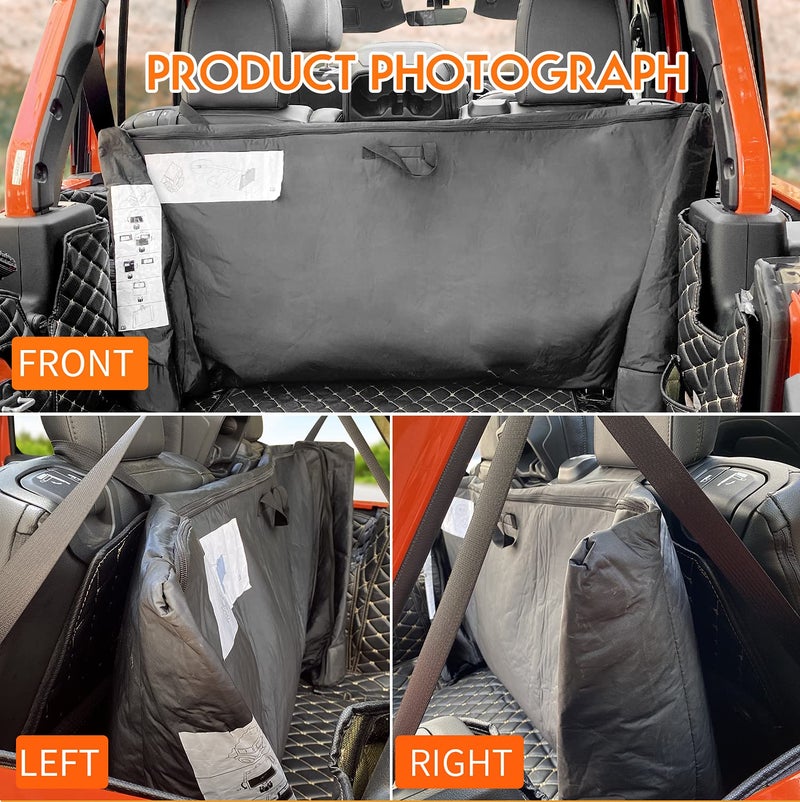 Kujunpao Soft Top Window Storage Bag Fit for Jeep Wrangler Accessories JL JLU JK JKU Sports Sahara Freedom Rubicon 2/4 Door - Image 2