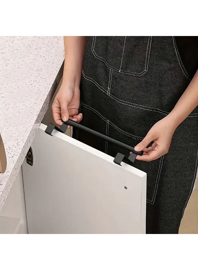 Stainless Steel Kitchen Towel Hook White Rustproof Modern Design Easy Install - Image 4