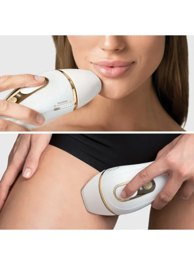 BRAUN IPL Silk-expert PL5147, hair removal system for use on body and face, 400,000 flashes with 3 extras : Precision head, Venus razor and premium bag