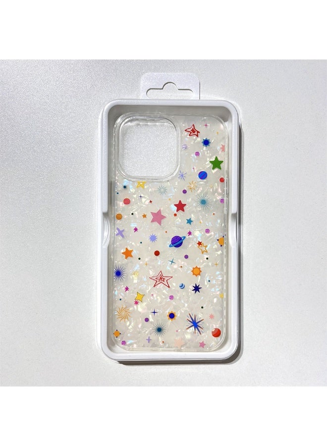 NIBEMINENT Cartoon Colorful Planet Protective TPU Case Cover For iPhone 16 Pro Max Clear - Image 2
