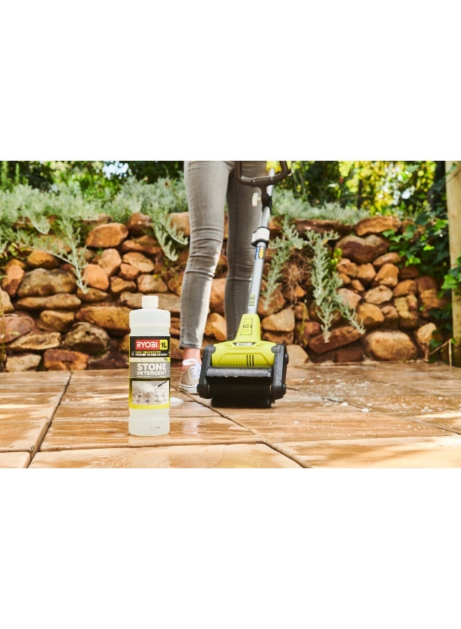 RYOBI Tools Ryobi 18V One+ Cordless Patio Cleaner With Scrubbing Brush, Bare Tool - Image 2