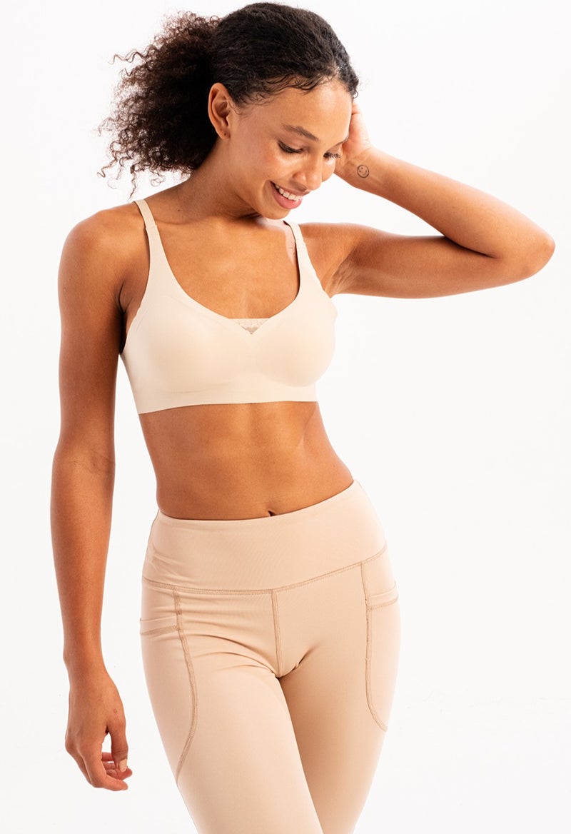 Justever Seamless Removable Padded Support Bra Ten Women Laser Bra - Flux  - Image 3