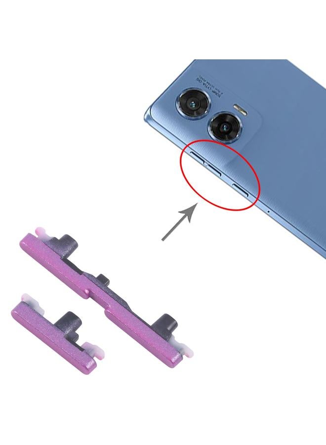 For Motorola G96 10pairs Power on and Volume Control on (Purple) - Image 4