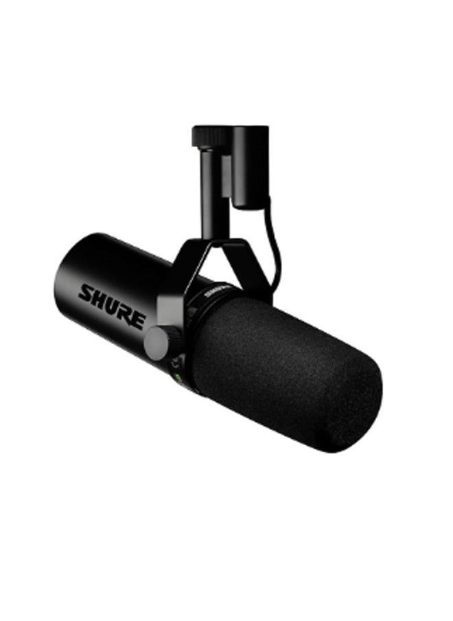 Shure - Vocal Microphone With Built-In Preamp SM7dB Black - Image 1