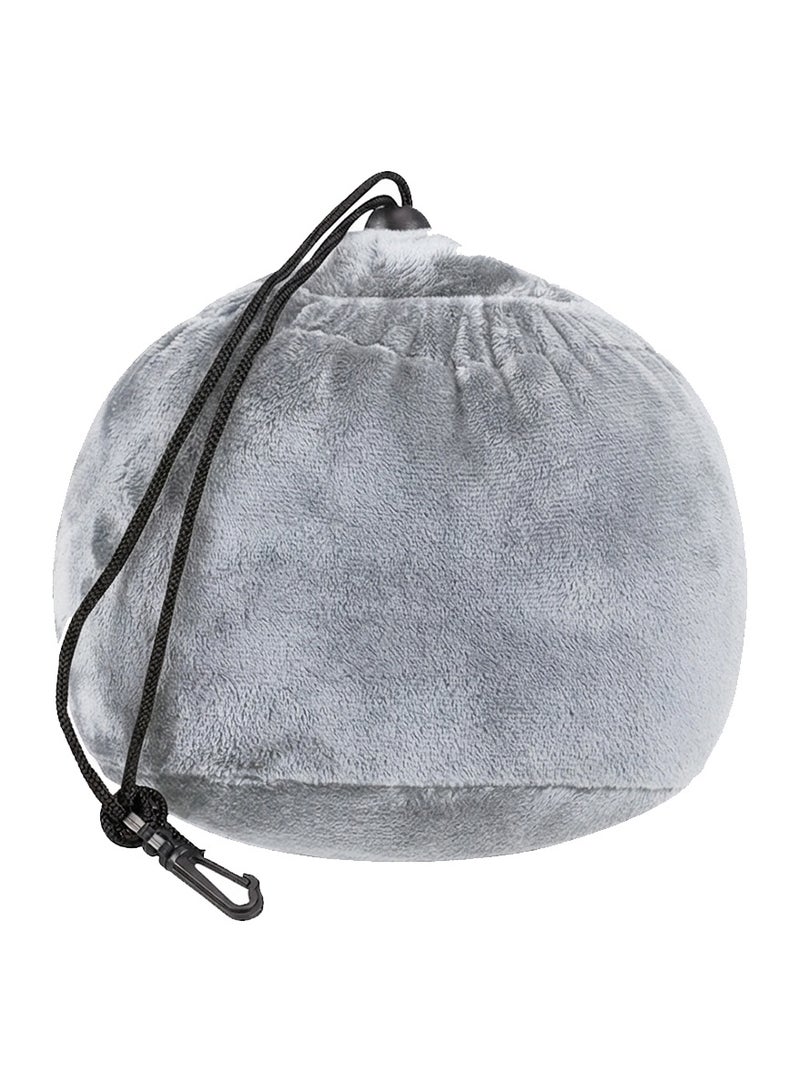 Samsonite Roll-up Memory Foam Pillow, 95% Polyester + 5% Spandex, Grey|Lightweight & Compact|Designed for comfort on the go - Image 2