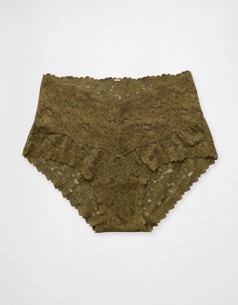 Aerie Show Off Rosey Lace Boybrief Underwear
