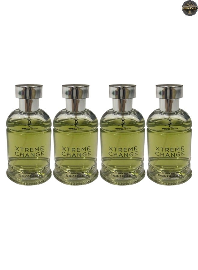 تي أر آي 4 قطع إكستريم شينج 100مل مندون صندوق