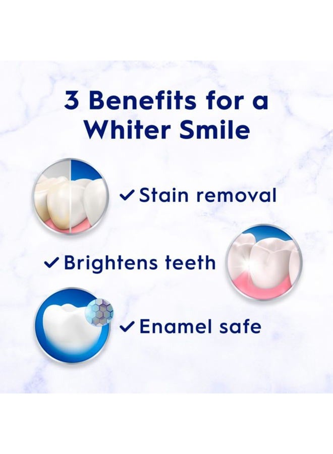 Crest 3D White Advanced Teeth Whitening Toothpaste, Radiant Mint, 3.3 oz, Pack of 2 - Image 2