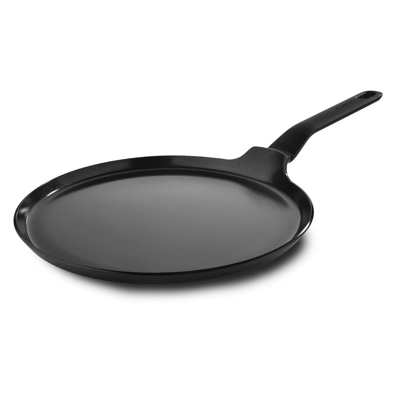 Berghoff Berghoff 26 cm Recycled Aluminum Non-Stick Cooking Tawa | CeraGreen Ceramic Coating | PTFE, PFAS Free | Induction, Dishwasher Ready | Black | 5 Yr Warranty  - Image 1