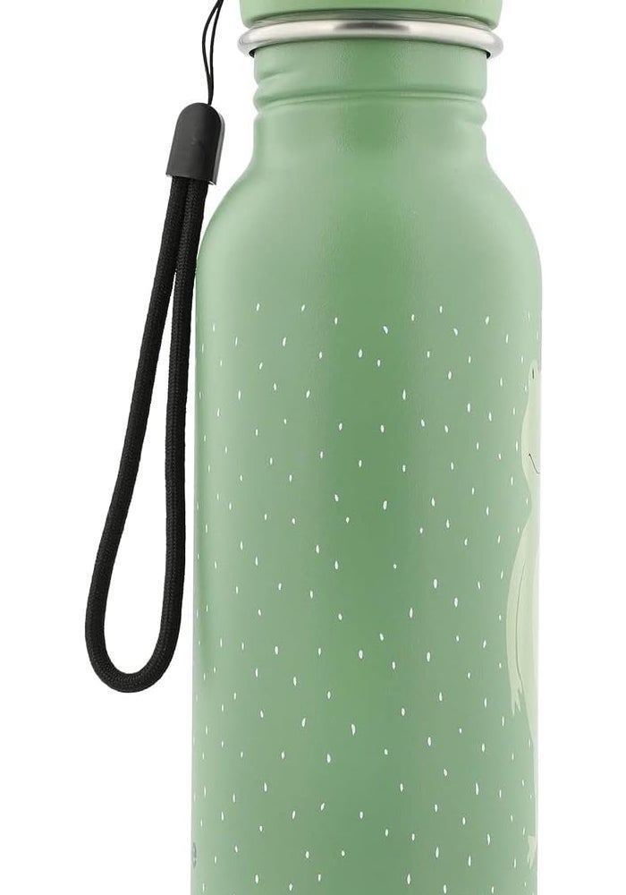 Trixie 500ml Stainless Steel Water Bottle - Mr. Frog Design - Image 2