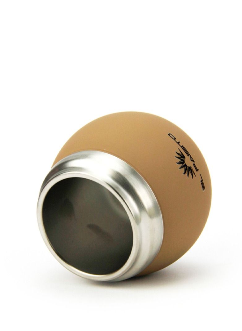 Tealand Durable Stylish Gourd Rubber Calebasse 150ml (Brown) - Image 2