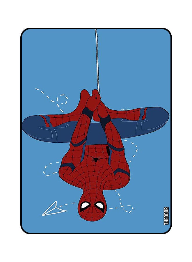 Theodor Protective Flip Case Cover For SAMSUNG GALAXY S6 LITE 2022 Spiderman hanging - Image 1