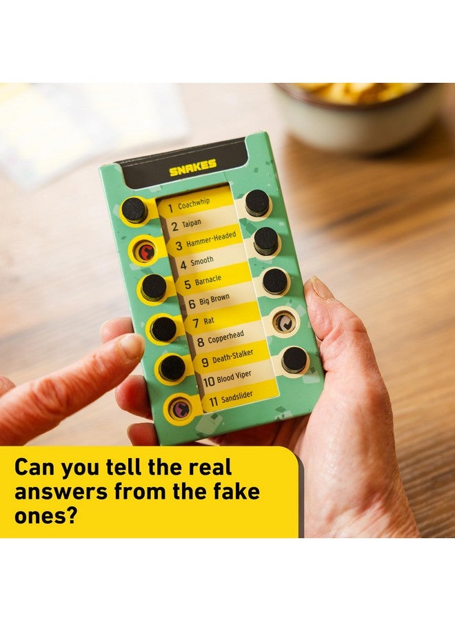 BIG POTATO Don’t Fall for It! Family Board Game - Team Party Game of Real vs Fake Answers - Avoid The Tower Drop, Remove Planks Carefully, and Dodge 11 Blocks to Win - Ages 10+ - Image 2