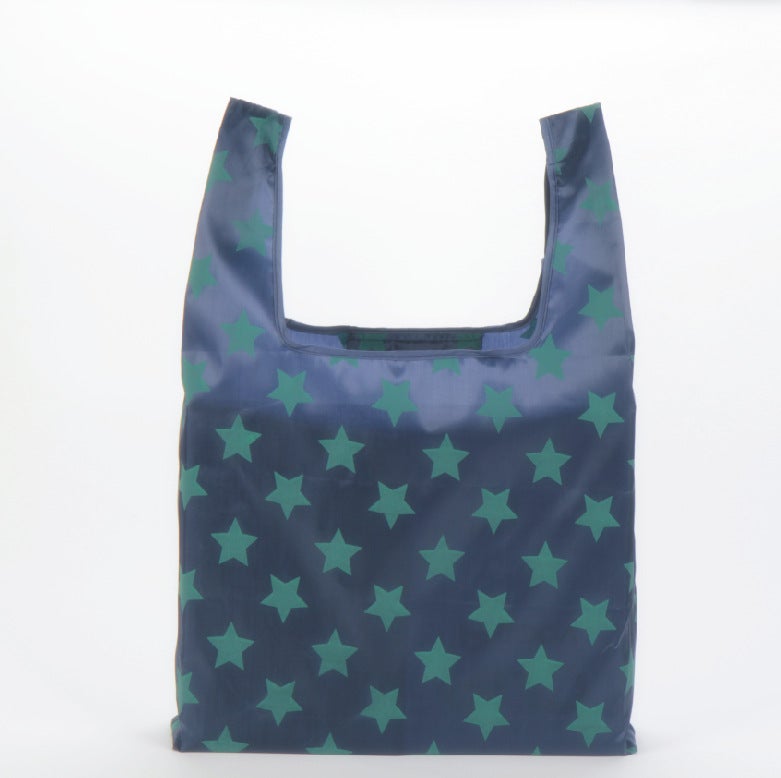 Folding Shopping Bag Environmentally Friendly Portable Storage Supermarket Shopping Bag Large Oxford Cloth Handbag Stator Logo - Image 1