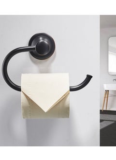 MIXDE Oil Rubbed Bronze Toilet Tissue Paper Holder Oil Rubbed Bronze Bathroom Accessories Toilet roll Paper Hanger, Wall Mounted, Rustproof  - Image 5