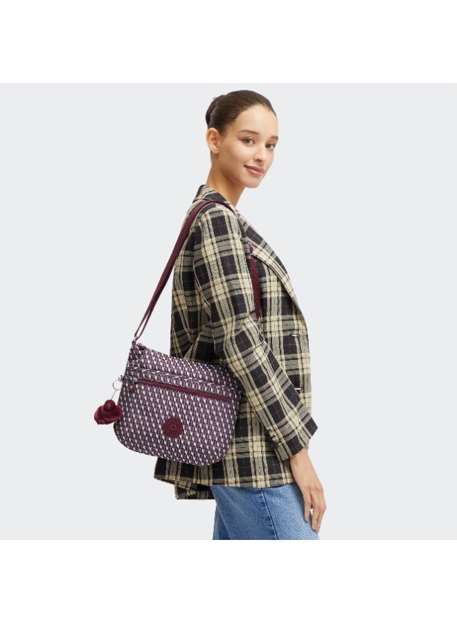 كيبلينغ حقيبة أرتو متوسطة كروس بودي بلون نبيذي 3DK - Image 3