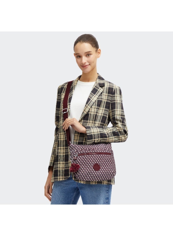 كيبلينغ حقيبة أرتو متوسطة كروس بودي بلون نبيذي 3DK - Image 2