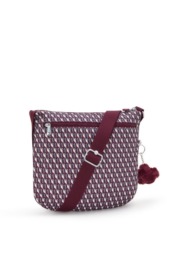 كيبلينغ حقيبة أرتو متوسطة كروس بودي بلون نبيذي 3DK - Image 5