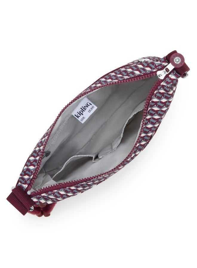 كيبلينغ حقيبة أرتو متوسطة كروس بودي بلون نبيذي 3DK - Image 4
