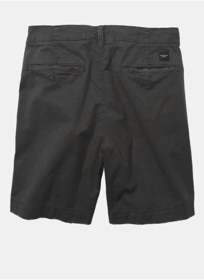 American Eagle - AE Flex 9" Lived-In Khaki Short - Image 1