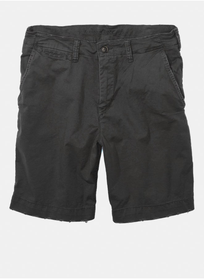 American Eagle - AE Flex 9" Lived-In Khaki Short - Image 1