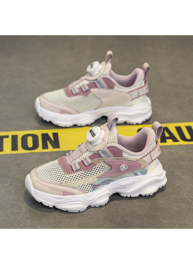 abckids Comfortable And Breathable Running Shoes】children's Autumn Sports Shoes, Casual Lightweight Kids' Shoes, Versatile Mesh Shoes For Junior High School Students - Image 3