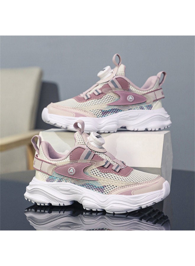 abckids Comfortable And Breathable Running Shoes】children's Autumn Sports Shoes, Casual Lightweight Kids' Shoes, Versatile Mesh Shoes For Junior High School Students - Image 5