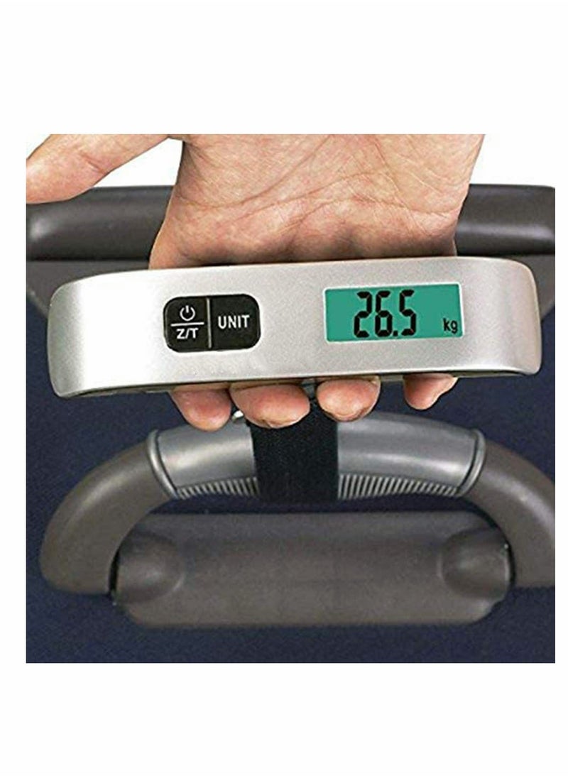 KASTWAVE - Luggage Scale Portable Digital Travel Suitcase Scales with Temperature Sensor, Tare Function, 50kg Electronic Balance Digital Luggage Hanging Scale,... - Image 1