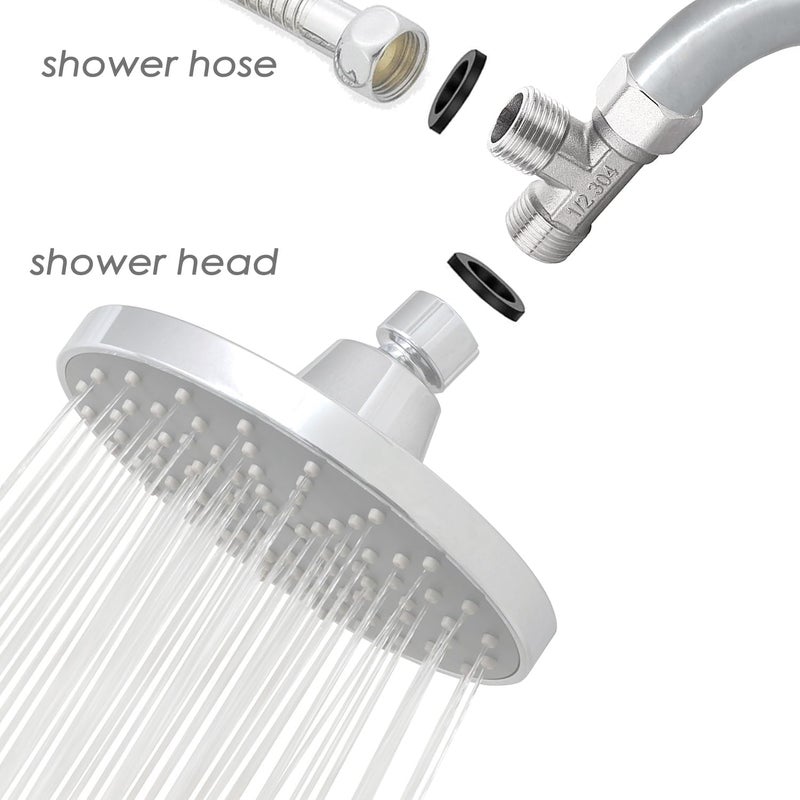 beduan Stainless Steel 1/2" G 3 Way Diverter, Movable Cap Flexible Tee Connector for Angled Valve, Bidet, Sprayer, Shower Arm (All 3 way is 1/2 G threaded!!, Thread ID/OD is 19.8MM/3/4") - Image 3