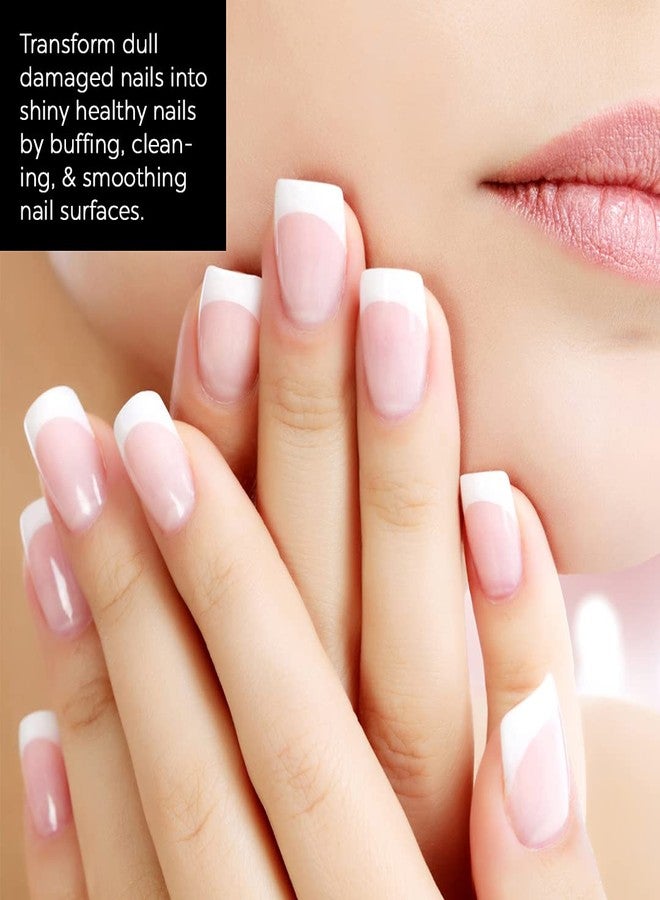 DreamCut 4-Way Nail Buffer Block - 4 Steps Sanding Polisher, Washable Emery Buffing Tool for Professional Manicure and Pedicure - Image 4