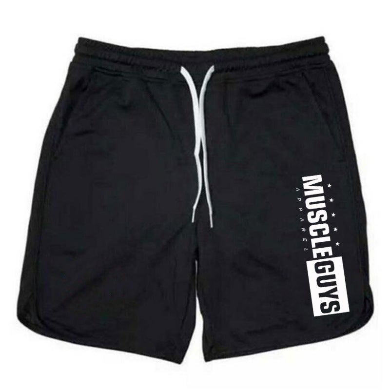 Generic Foreign trade hot sale fitness shorts mens sports pants mesh breathable quick-drying basketball shorts summer running training pants Black
