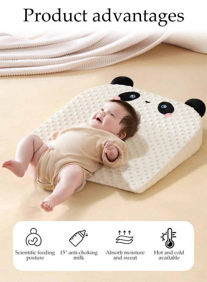 DUNISO Baby Ramp Pad, Nursing Pillow, Anti-Vomiting Feeding Baby Pillow, Toddler Feeding Pillow, Sleeping Nursing Pillow, Children's Neck Support，Baby Nursing Crib Wedge Sleep Pillow - Image 4