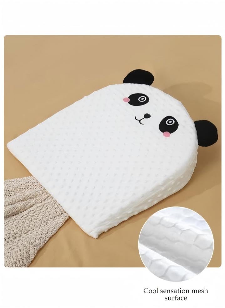 DUNISO Baby Ramp Pad, Nursing Pillow, Anti-Vomiting Feeding Baby Pillow, Toddler Feeding Pillow, Sleeping Nursing Pillow, Children's Neck Support，Baby Nursing Crib Wedge Sleep Pillow - Image 1