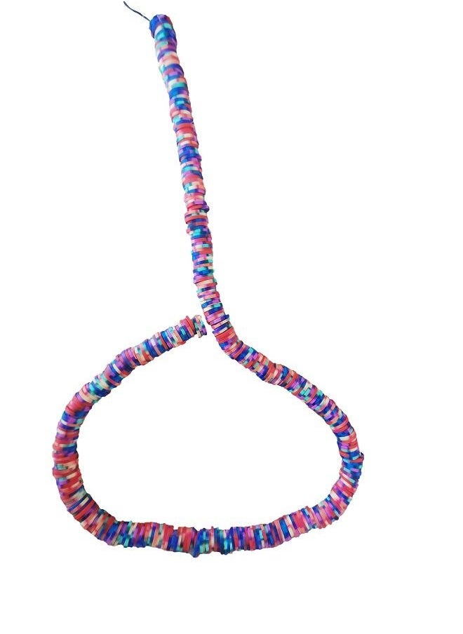 Generic Colorful Round Handmade Heishi Beads for Necklace Bracelet Earring ( 5 String)  - Image 2