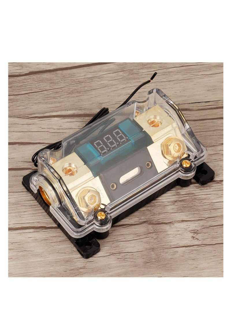 Y&D - Car Audio Fuse Holder, Digital Display Power Fuses Inline ANL Include Distribution Block 1 Way in Out (250A) - Image 1