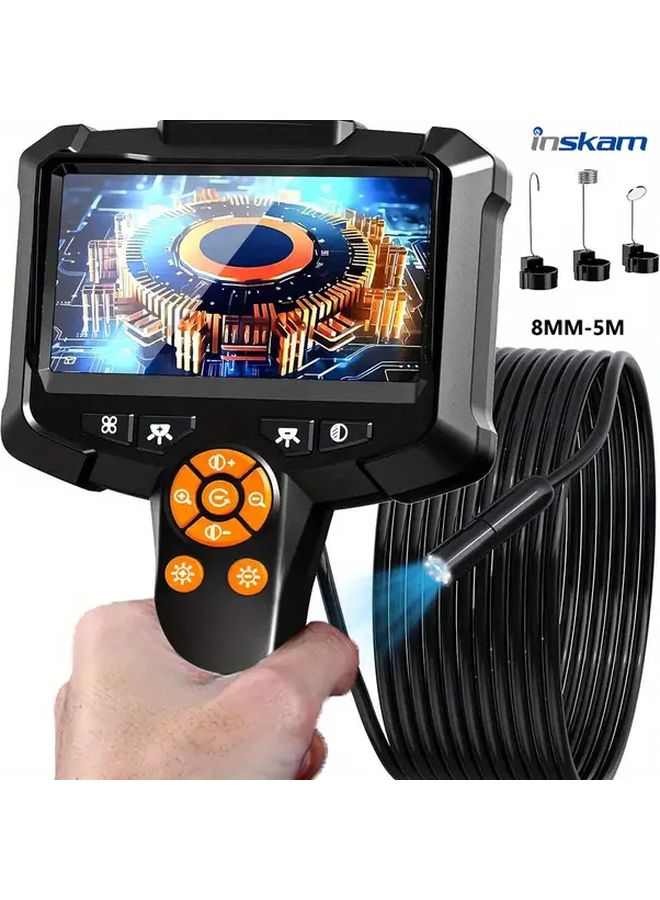 Industrial Endoscope 8mm Single Lens IP67 Waterproof Camera 10M Cable For Automotive Repair - Image 1
